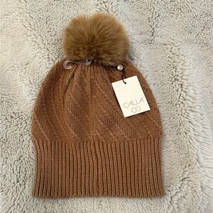 Brown beanie